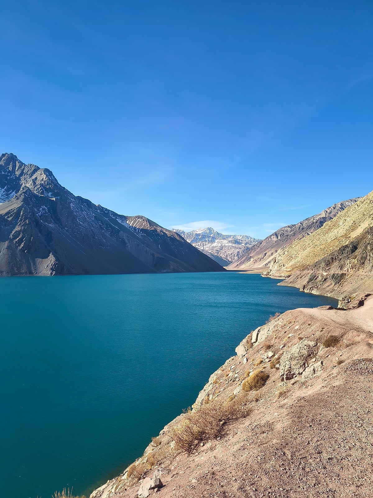 Ana María en el Embalse El Yeso · Cajón del Maipo (foto 2 de 10)